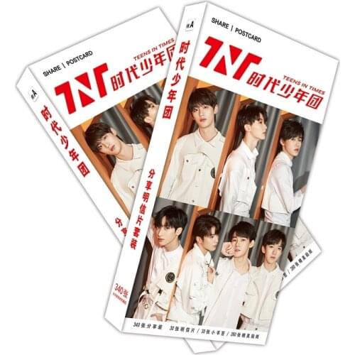 340 Pcs/Set New TNT Teens In Times Large Postcard Ma Jiaqi, Song Yaxuan Greeting Cards Message Card Gift Stationery