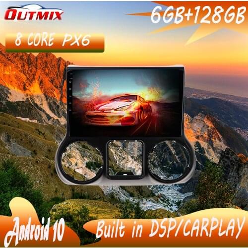 Android10.0GPS Navigation Radio Player 6G+128G ROM For Jeep grand wrangler 2011-2016 Video Player Stereo Head uint Free carplay