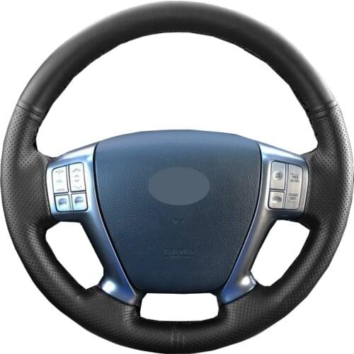 Car Auto Steering-Wheel Cover Wrap For Hyundai Veracruz 2007 2008 2009 2010 2011 2012 IX55 2007-2012 Braid on the Steering wheel