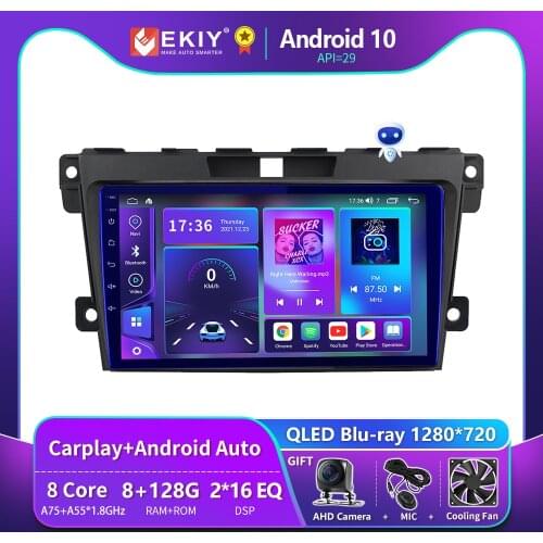 EKIY Android 9.0 Car Radio For Mazda CX7 CX-7 CX 7 2009-2012 Car Multimedia Video Player Navigation GPS Stereo No 2din 2 Din Dvd