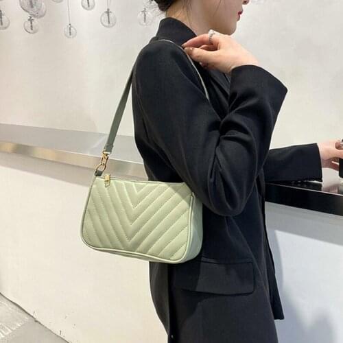 Free shipping pu embroidery thread fragrance temperament soft small quare handbag fashion lady crossbody underarm bag
