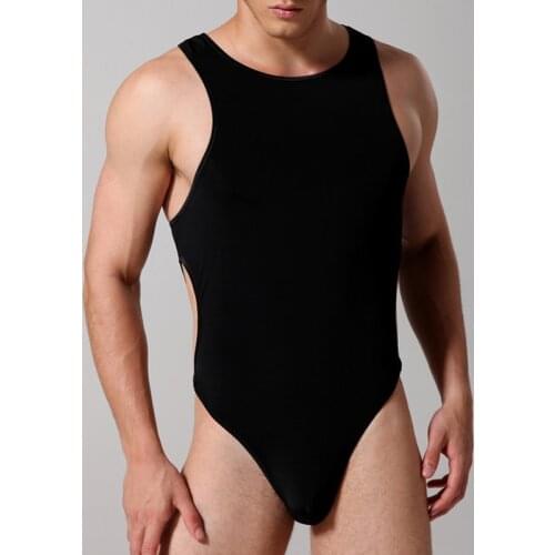 Adjustable Size Mens Breathable Bodysuits Men Shapers Leotard Male Body Building Singlet Underwear Shapewear for Men Vest