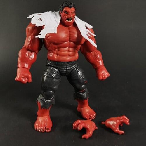 Marvel The Gray / Red Hulk 8" Action Figure Joint Movable Model Toy