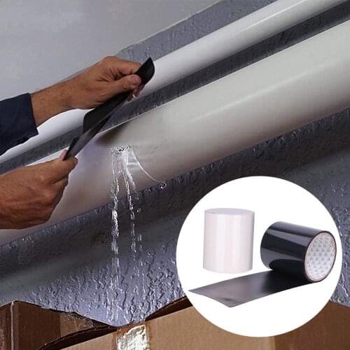152*10CM Waterproof Adhesive Tape Super Strong Fiber Stop Leaks Seal Repair Tape Performance Self Fix Tapes Fiberfix