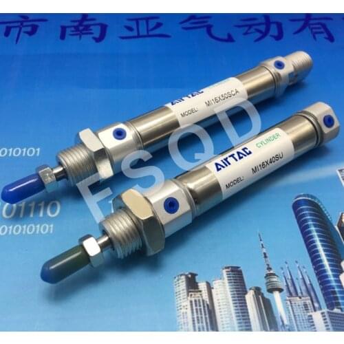 MI25X25SU MI25X50SU MI25X60SU MI25X75SU MI25X100SU MI25X125SCA MI25X150SCA AirTAC Mini Stainless steel cylinder MI MI25
