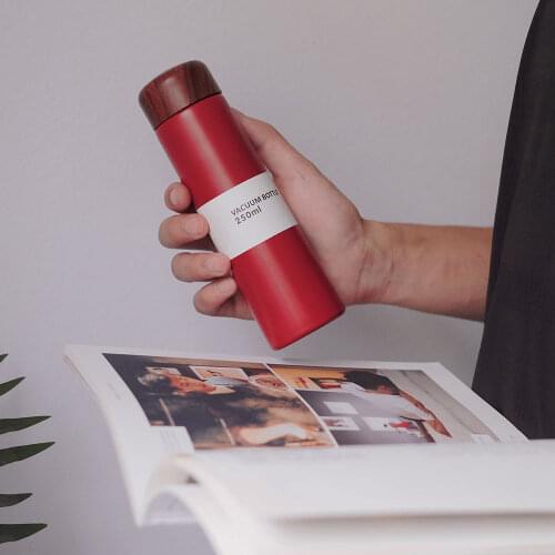 150/250ml Mini 304 Stainless steel Thermos Creativity Water Bottle Portable Vacuum Flask with Tea Infuser Thermos Office Cup