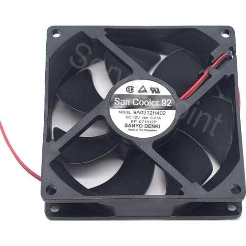 New For Good Quality Sanyo 9025 DC12V 0.21A 9A0912H402 Two Lines Cooling Fan
