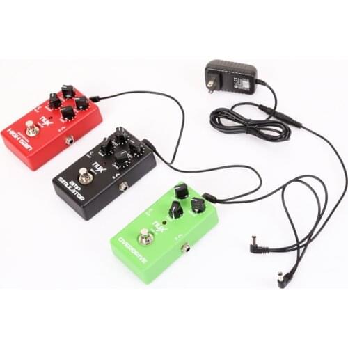 Wholesale Effects Connector One For Five Power Cords Guitar Effects 9V Monoblock Effect Power Supply