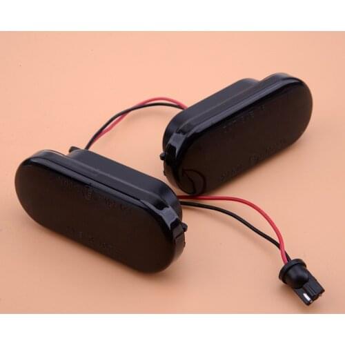 Pair Sequential Dynamic Turn Signal Light LED Side Fender Marker Fit for Ford C-Max Fiesta MK6 Focus MK2 Fusion Galaxy VW Golf