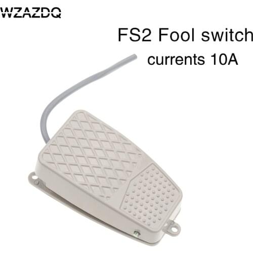 Treadle switch fs-2 foot switch FS2 wire aluminum shell/silver point quality self-reset