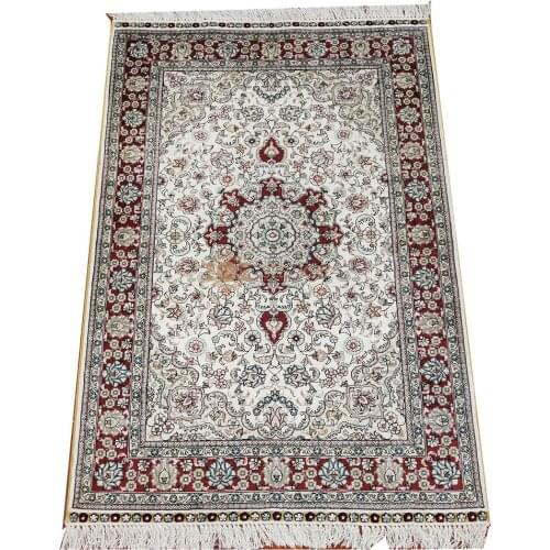 Seeykeep™ 2.5x4ft Rectangle Pure Silk Handknotted Oriental Traditional Rug-SK3036046