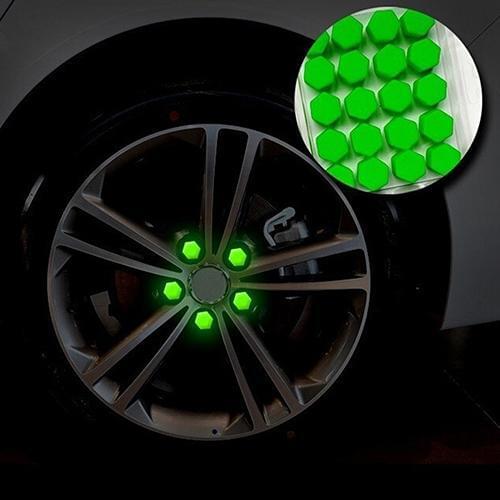 20 Pcs 19mm Silicone Protective Effect Waterproof Car Wheel Nut Screw Cover wheel nuts Car Rims Exterior Bolt Caps