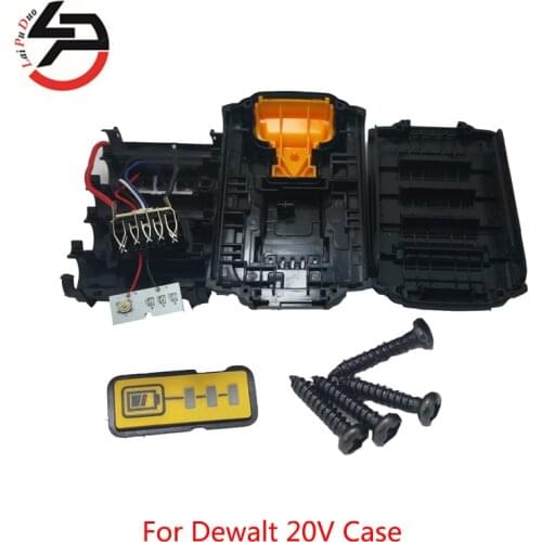18V 20V Battery Replacement Plastic Case Li-Ion Battery Cover Parts 1.5Ah 2.0Ah DCB201,DCB203,DCB204,DCB200 For Dewalt