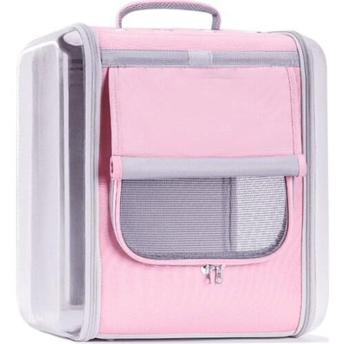 New cat bag out portable cat large foldable transparent dog pet cat backpack supplies