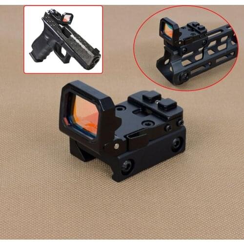 Tactical Flip Up Red Dot Sight RMR Scope Mount For AR15 M4 Rifle Glock MOS Pistol Fit Onto Most RMR Cut Slide For Hunting Sight