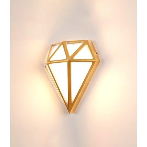 Outdoor waterproof wall lamp villa garden lamp balcony staircase LED human body induction lighting wall lamp