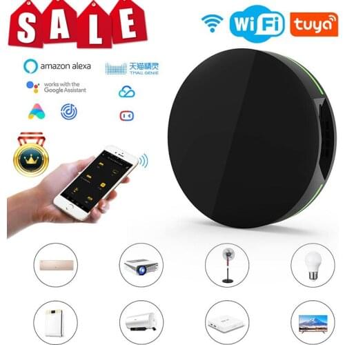 IR Remote Control Smart Wifi Universal Infrared Tuya For Smart Home Control For TV DVD AUD AC Works With Amz Alexa Google Home