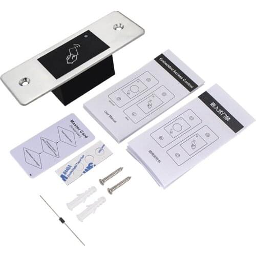 S99 Embedded Card Access Control Machine IP66 Waterproof Standalone RFID Metal Access Control With Integrated Design