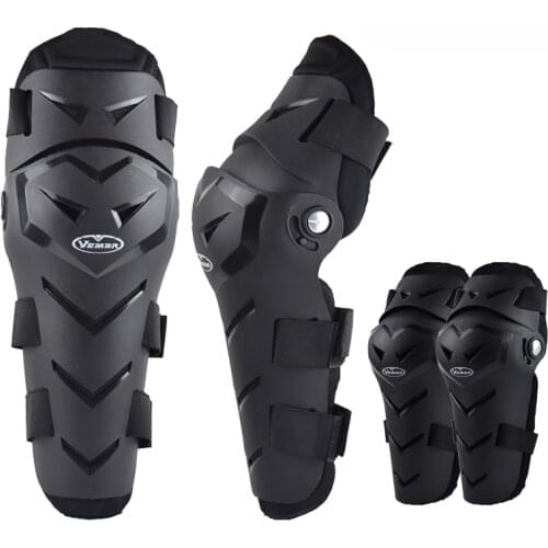 Vemar 4PCS Motorcycle Knee Pads Protection Motocross moto MTB BMX DH Bike Cycling Elbow Drop-Resistant Leg knee Protective Gear