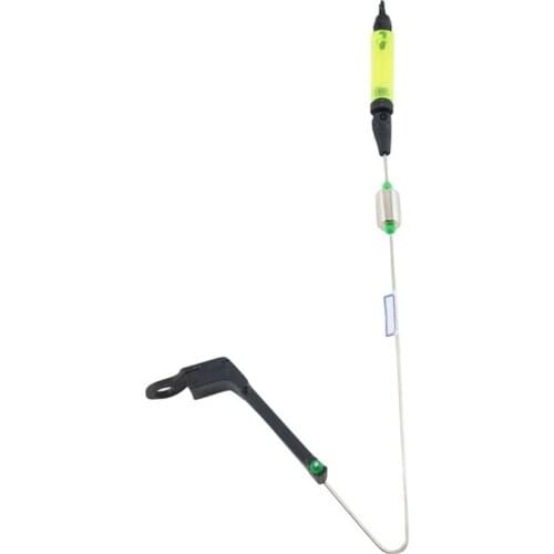 2PCS Fishing Alarm Swing Signal Receiver Swinger Fishing Bite LED Luminescent Indicator Hanger Fishing Tackle Tools