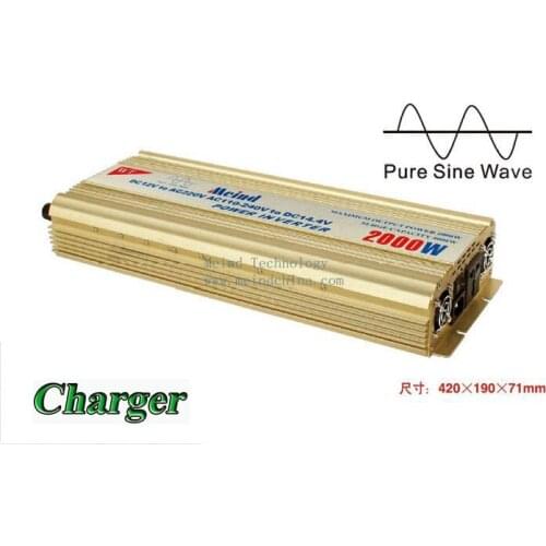 Best Popular Meind AC Converter Solar Inverter PSW Ture Sine Wave DC 24V to AC 220V 2000 Watt Power Inverter with Charger