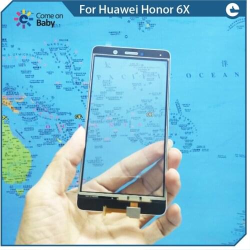 5PCS New arrival For Huawei Honor 6X Touch Screen Panel Front Glass Touchscreen Panel Digitizer Replacement