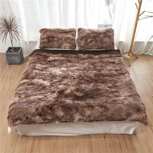 Tie Dye Long Plush Fluffy Blanket Soft Cozy Home Winter Double-sided Shaggy Throw Blanket Warm Office Travel Nap Blanket