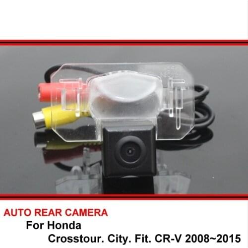 For Honda Crosstour City Fit CR-V CRV 2008~2015 Car Parking Reverse Rearview Backup SONY HD CCD Rear View Camera Night Vision