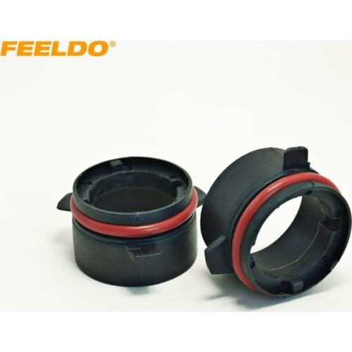 FEELDO 2Pcs Car Bulbs Socket Conversion Adapter For BMW E39 5-Series(Type3) D2S HID Xenon Bulb Low Beam Installation #1072