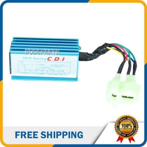 DQ-101-1 Performance 6 pin AC Racing CDI Box Ignition Coil For GY6 50cc 125cc 150cc 139QMB 152QMI 157QMJ Scooter Moped ATV