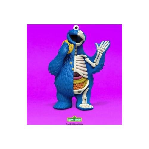 LOVELY PORCELAIN VOTIVE ANGEL Sesame Street blind box half planer amo bird Oscar limited fashion hand made ornaments DECORATION