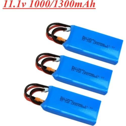 11.1V 1000mAh 1300mAh Lipo Battery XT30 Plug for XK X450 FPV RC Drone Spare Parts 11.1V Lipo Battery for WLtoys X450 helicopter