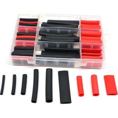 270Pcs Heat Shrink Sleeving Tube Shrink Assorted kit Polyolefin Insulation 3:1 Electrical Connection Electrical Wire Wrap Cable