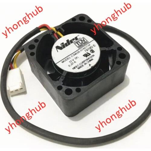 Nidec C34635-57ACT1F DC 12V 0.07A 40x40x20mm Server Cooling Fan