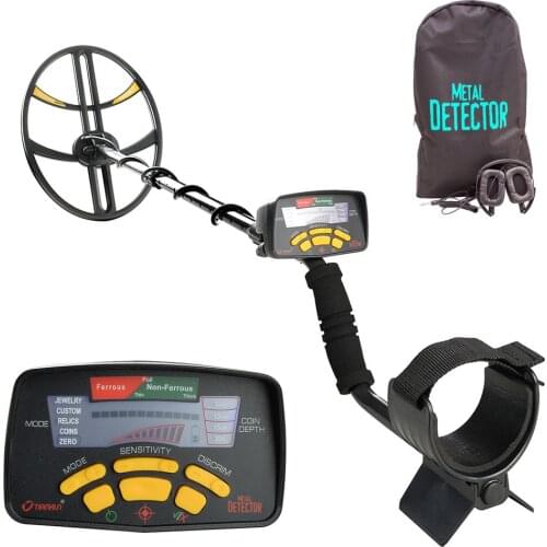 Professional Underground Metal Detector, Gold Digger Treasure Hunter MD6350 Updated Pinpointer Big DD Searchcoil