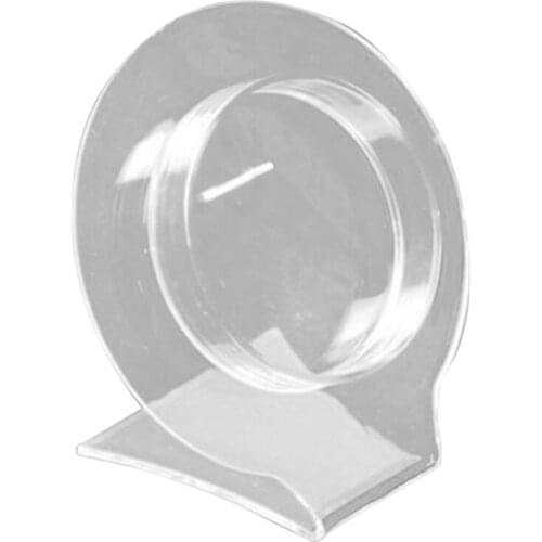 10 Pcs Transparent Acrylic Display Jade Jewelry Bracelet Bracelet Buddha Beads String Display Shelf Support Frame