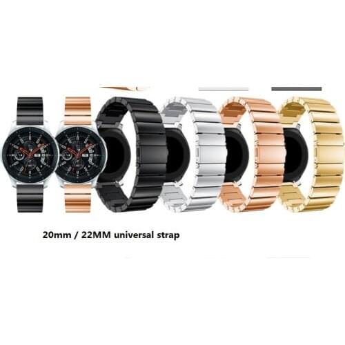 1pc.stainless steel Band for Galaxy Watch (46mm) SM-R800NZSAXAR 20mm Strap for Galxy Watch (42mm) Wristband