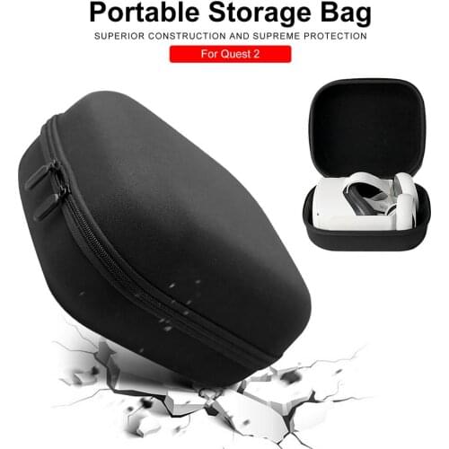 VR Helmet Storage Bag Carrying Case For Oculus Quest 2 Quest 2 Helmet Portable Storage Bag Large Capacity
