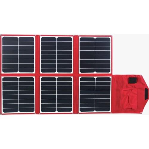 90W foldable solar charger usb with sunpower cell panel