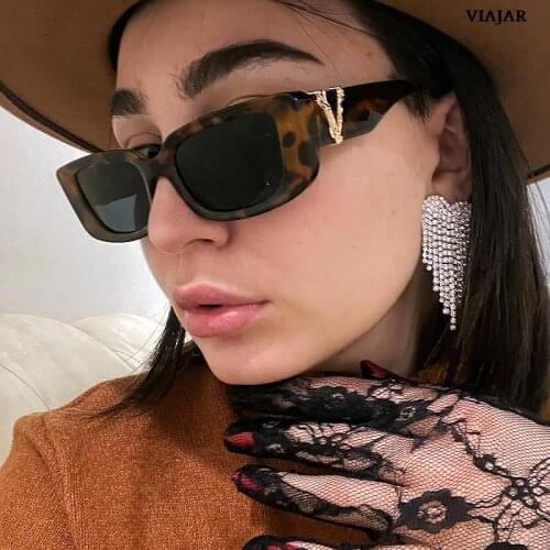 Fashion Rectangle Brand Sunglasses Women Vintage Classic Eyewear 2021 Men Trending Sun Glasses Shades anti-ultraviolet UV400