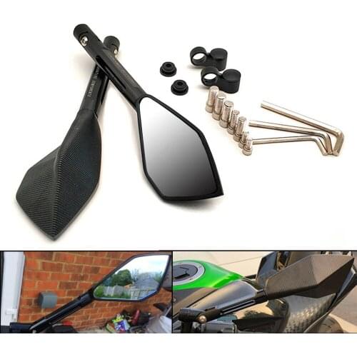 Universal Motorcycle Mirrors Aluminum View Rearview Side Mirror For Honda CBR 300 500 F FA R X CBR 929 600 954 RR CB1000R