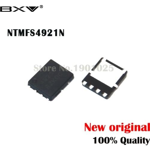 10pcs NTMFS4921NT1G NTMFS4921N 4921N QFN-8 New original