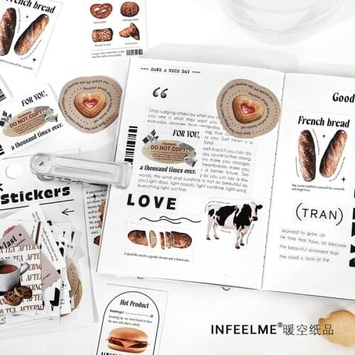 40Pc Life Fantasy Series Kawaii Animal Stickers Pack DIY Journal Notebooks Phone Decoration Material Sticker Stationery Supplies