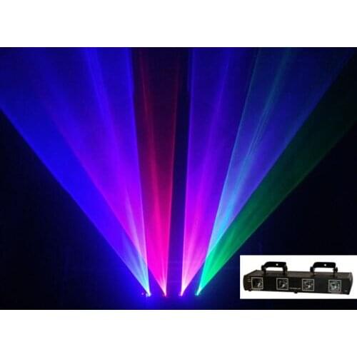Aobolighting 4 Lens Tunnel 980mW RGBP Laser Light more Powerful more beautiful Red Blue Green Pink Stage Show DJ Lighting