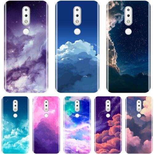 Cloud Star Sky Aesthetic Back Cover For Nokia 2.1 3.1 5.1 6.1 7.1 Plus Soft Phone Case Silicone For Nokia 2.1 3.1 5.1 6.1 7.1