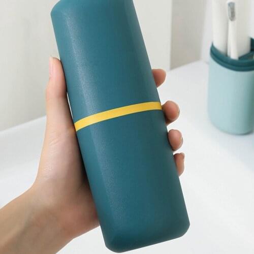 Travel Toothbrush Cup Holder Multifunction Cup Organizer Portable Toothpaste Holder for Outdoor Business Trip TS2