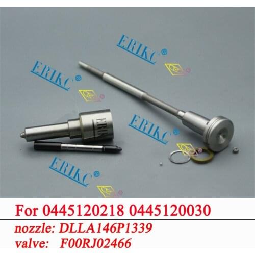 ERIKC 0445120030 Diesel Injector Overhaul Kits Nozzle DLLA146P1339 0433171831 Control Valve F00RJ02466 For Bosch MAN 0445120218