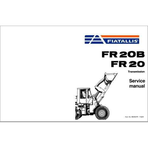 ForFiat Allis Tractor Service Library Operator & Maintenance, Parts Manual & Service Manual PDF 28,6GB