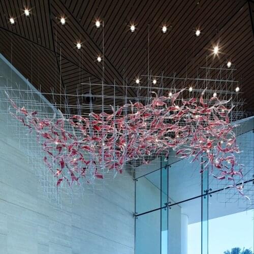 Custom Large Personality Art Hotel Chandelier Fashion Indoor Decoration Chandelier For Engineering Project Large Hanging Lamp