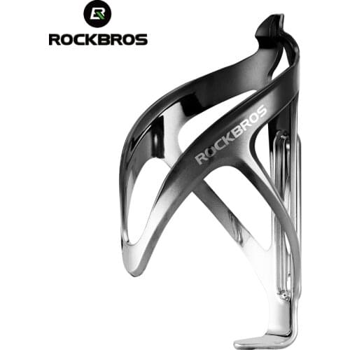 ROCKBROS MTB Bike PC Bottle Cage Toughness Integrally Molded Electroplating Ductility Bottle Holder 3 Colors Bicycle Accessories